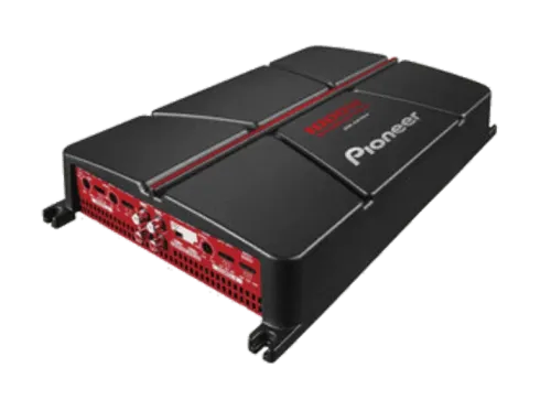 Amplificador coche Pioneer GM-A6704 Puenteable 4 canales 1000W Negro