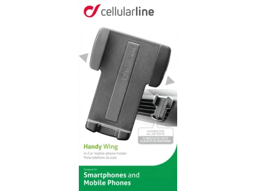 Soporte universal para coche Cellular Line Handy negro ventilación
