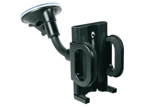 Soporte de movil universal para coche Cellular line BIGCRABDUALFIX negro