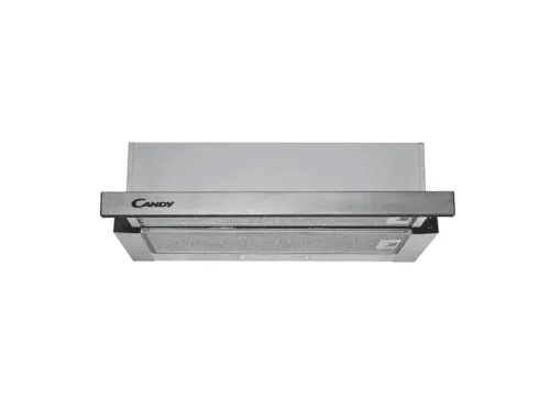 Campana Candy CBT625/2X Telescópica 2 velocidades 332 m3/h 60cm ancho Filtro carbono Inox