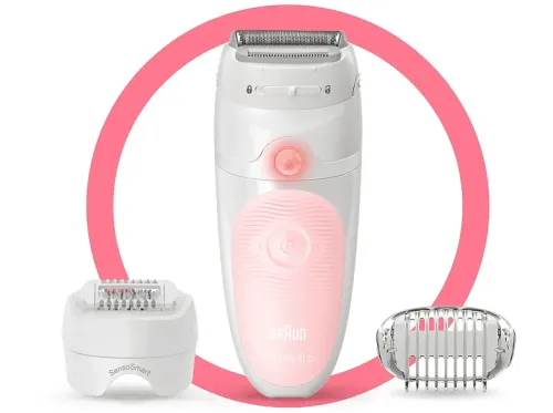 Depiladora Braun Silk-épil 5 5-620 Para Mujer Cabezal de Afeitado Y Recorte Depilación Suave