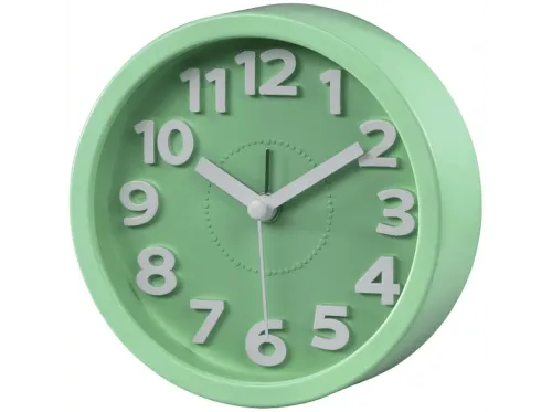 Despertador Hama Retro Vintage Alarma Analógico Pila AA Verde