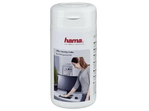 Accesorio limpieza  Hama Toallitas húmedas 100 unidades Blanco