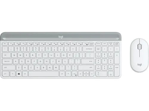 Pack Teclado + Ratón Logitech MK470 Inalámbrico Windows Blanco
