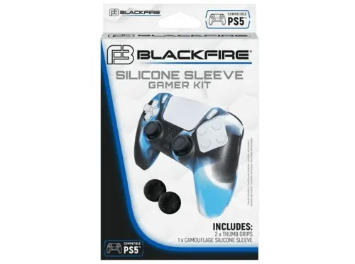 Funda + grips Ardistel BlackFire Silicone Sleeve Gamer Kit para mandos PS5 Silicona Multicolor