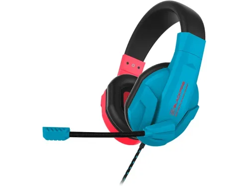 Auriculares Gaming Ardistel Blackfire Gaming NSX-Neon Para Nintendo Switch y Switch Lite Micrófono Azul
