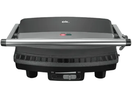 Grill  OK OCG 1520 1500 W Termostato Bandeja de goteo extraíble Negro