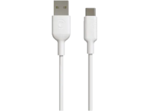 Cable USB Muvit MCUSC0022 De USB Tipo C Para múltiples fabricantes 0,2 m Blanco