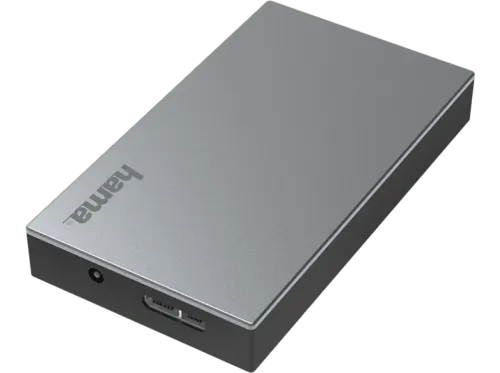 Hub Hama 00200115 4 puertos USB-A Hasta 5 Gbit/s Negro