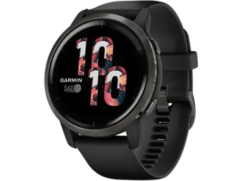 SmartWatch Garmin Venu 2 1.3" AMOLED 11 días Wi-Fi Bluetooth ANT+ GPS Brújula Pulsioxímetro Negro