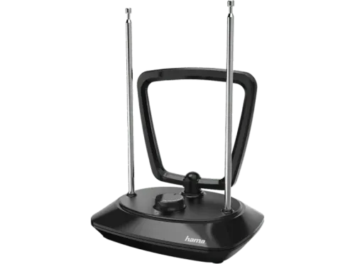 Antena TV Hama Antena DVB-T2 RI-3 R35 Interior Coaxial Filtro LTE Negro