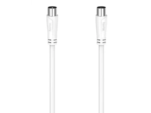 Cable de antena Hama 205047 Coaxial 90 dB 5 m Blanco