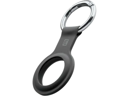 Llavero Cellularline AIRTAGKEYRINGK Para AirTag Negro