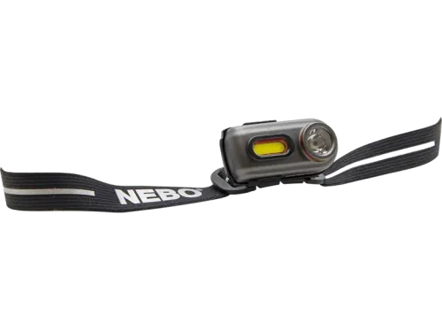 Linterna Nebo NB7004 Con cinta elástica para cabeza LED USB 400 LM 10 h IP67 5 Modos Negro