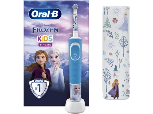 Cepillo Eléctrico Oral-B Kids Cepillo Eléctrico Diseño de Frozen 2 modos de cepillado Tecnología Braun