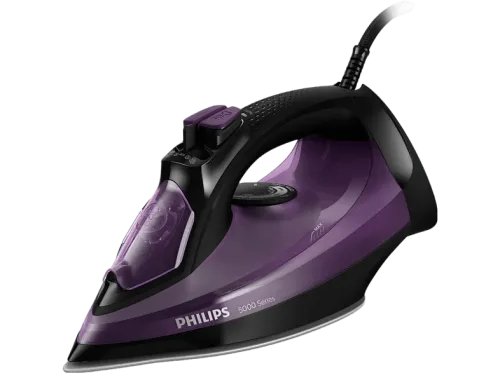 Plancha de vapor Philips DST5030/80 Golpe de vapor hasta 180 g/min Vapor vertical Antigoteo Calc-Clean Morado