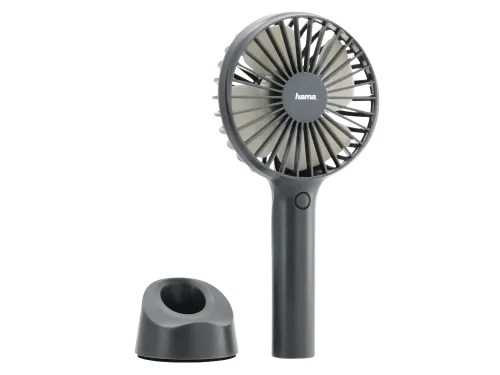 Mini ventilador Hama 00012365 MicroUSB 2000 mAh 50 cm Gris