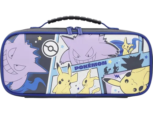 Funda HORI Cargo Pouch Compact (Pikachu Gengar y Mimikyu) Para Nintendo Switch Multicolor