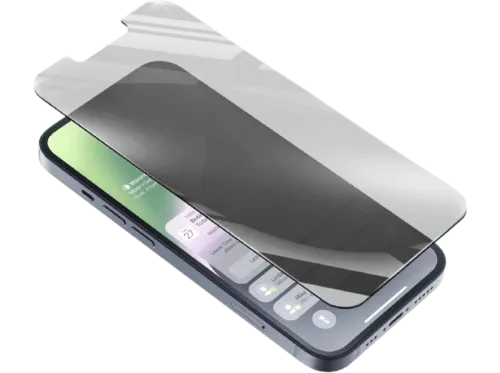 Protector de pantalla CellularLine Top Secret Glass Para iPhone 14 Filtro de privacidad Transparente