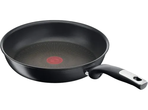 Sartén Tefal Jordi Cruz G25504 Multiuso Diámetro 24 cm Revestimiento Titanium Antirayaduras Tecnología Thermo-Signal Aluminio Negro