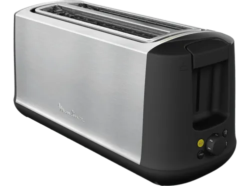 Tostadora Moulinex LS342D10 1000 W 2 Ranuras 2 Rebanadas 7 Niveles de tostado Inox