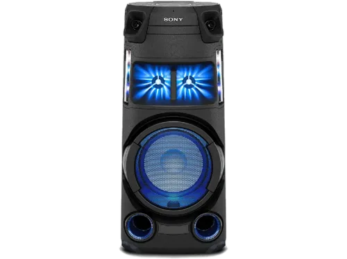 Altavoz Sony MHC-V43D.CEL 4.1 Canales Iluminación ambiental Karaoke Bluetooth Mega Bass Radio Negro