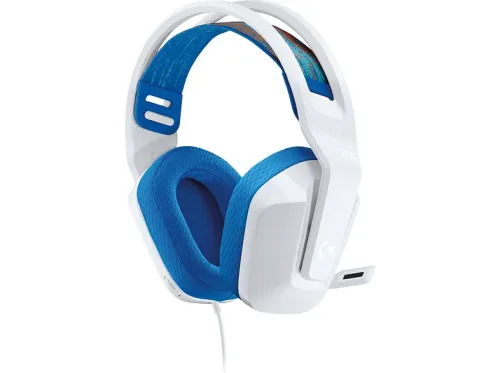 Auriculares gaming Logitech G335 Con cable 36 Ohms 87.5dB SPL/mW Micrófono integrado Jack 3.5mm Blanco