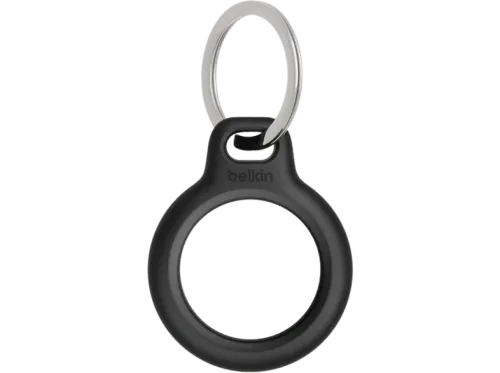 Llavero Belkin Secure Holder Compatible con Apple AirTag Resistente a los golpes Negro
