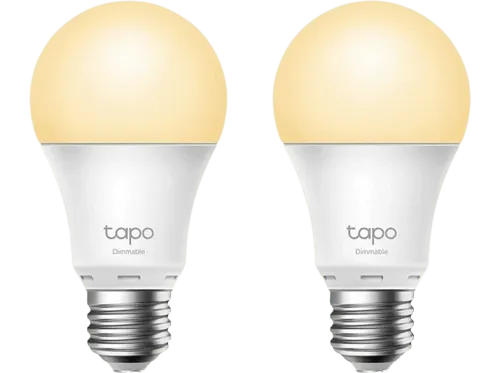 Bombilla inteligente TP-Link Tapo L510E 2 unidades WiFi Control por voz Luz cálida Regulable Blanco
