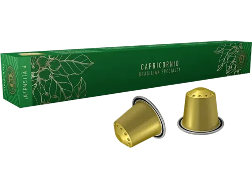 Cápsulas monodosis Baristaclub Capricornio Para Nespresso Chocolate con avellanas Pack de 10 cápsulas