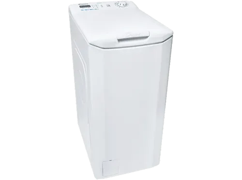 Lavadora carga superior Candy Smart CST 06LET/1-S 6kg 1000 rpm Ciclos rápidos Detector de KG 14 programas Blanco
