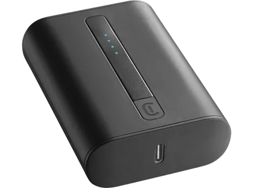 Powerbank Cellular Line Thunder Universal 10000 mAh 2 entradas USB-C Negro