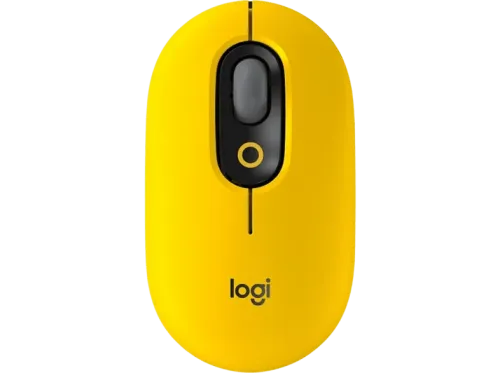 Ratón inalámbrico Logitech POP 4000 ppp Óptico Ambidiestro Tecnología SilentTouch SmartWheel Amarillo