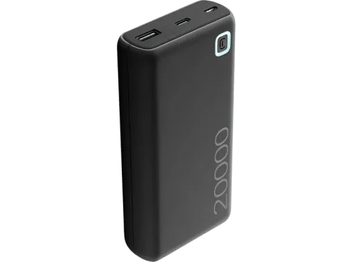Powerbank Cellular Line PBESSENCE20000K 20000 mAh Universal 12 W USB-A / USB-C / MicroUSB Negro