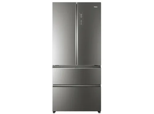 Frigorífico americano Haier FD 83 Series 7 HB18FGSAAA No frost 190 cm 539 l Motor Inverter Antibacterias Inox