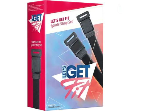 Accesorios Nintendo Switch Ravens Court Let's Get Fit Sports Straps Set Para mandos Joy-Con Correas Negro