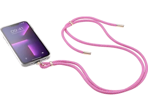 Cordón para móvil CellularLine Universal Lace Universal Rosa