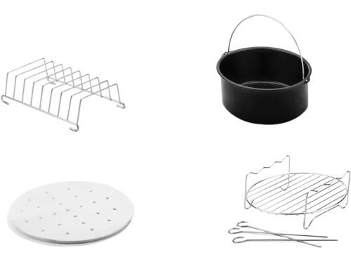 Accesorio freidora Ufesa 72805518 Freidora de aire pack 4 accesorios Inox