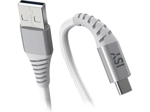 Cable USB ISY ICN-5000-WT-AC De USB-A a USB-C 2m Blanco