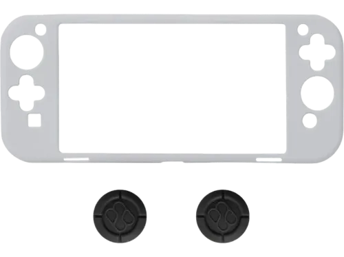 Funda + grips FR-TEC B09BRN5QRG Para Nintendo Switch OLED Gris/Negro grips