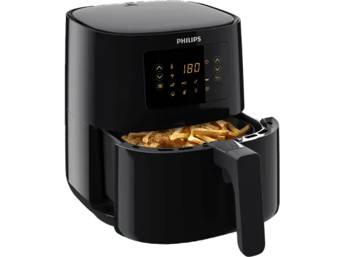 Freidora de aire Philips Serie 5000 HD9255/90 4 raciones App NutriU 4,1l Negro