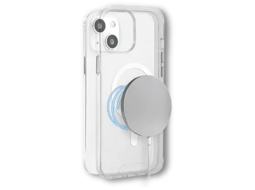 Funda ISY ISC-1107 Mag Para iPhone 14 Trasera TPU Transparente