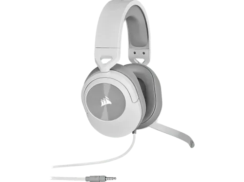 Auriculares gaming Corsair HS55 Stereo Con Cable Micrófono Omnidireccional White