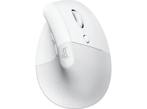 Ratón inalámbrico Logitech Lift Vertical para Mac Ergonómico Inalámbrico 4000 ppp Blanco