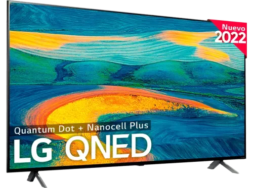 TV QNED 55" LG 55QNED7S6QA UHD 4K α5 Gen5 AI Processor 4K Smart TV DVB-T2 (H.265) Negro