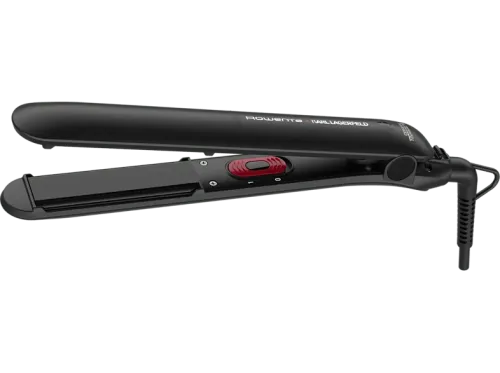 Plancha de pelo Rowenta x Karl Lagerfeld Easyliss SF161LF0 240 V Revestimiento cerámico con turmalina Monotemperatura 200 °C  Negro y rojo