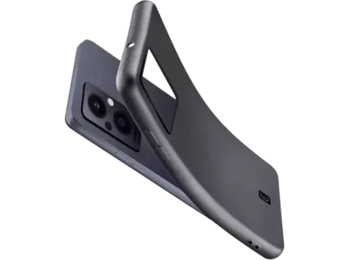 Funda Cellular Line MOODOPPOREN8LK Oppo Reno 8 Lite 5G Goma blanda Trasera Negro