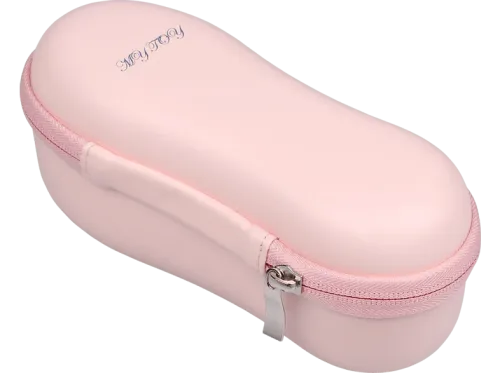 Funda NK CPER32001 Para Satisfyer Pro2 Poliuretano Con cremallera Rosa y blanco