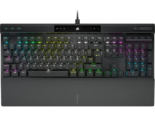 Teclado gaming Corsair K70 USB Retroiluminación RGB Negro