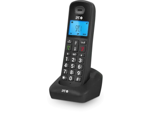 Teléfono SPC GOSSIP 2 Single Inalámbrico Agenda para 50 contactos Manos libres Modo Eco Negro